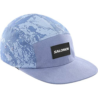 Salomon Unisex-Fünf-Panel-Mütze, Lässiger Stil, Vielseitigkeit, ganztägiger Komfort, Purple, Einheitsgröße im Sale